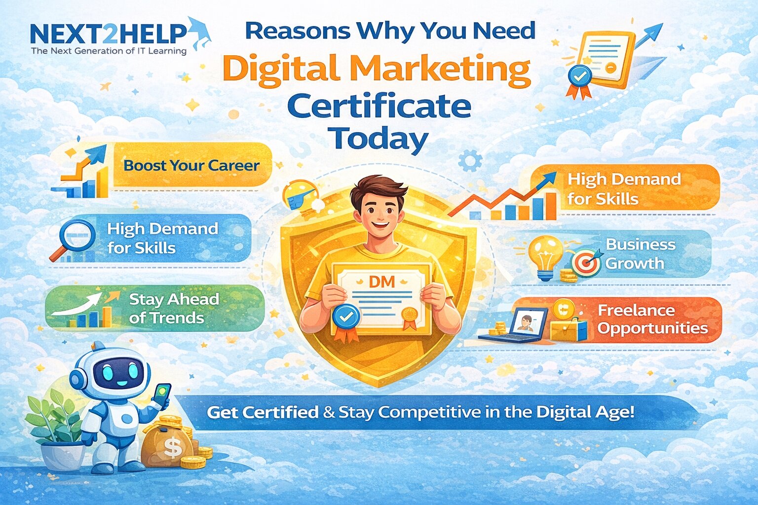 digital marketing certificate benefits